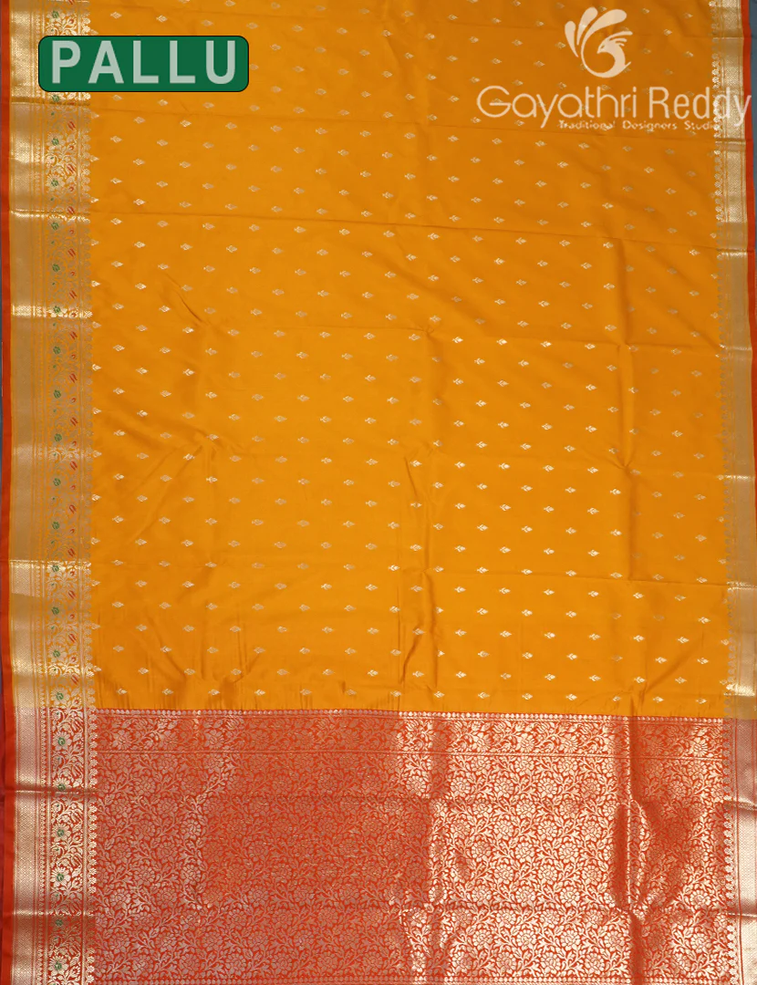 SEMI KATAN SAREE-SKN132 - Image 2