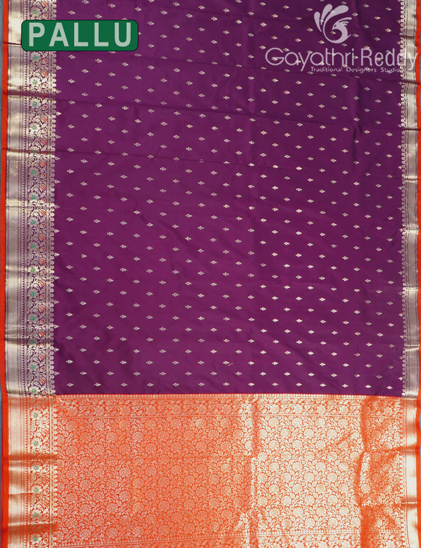 SEMI KATAN SAREE-SKN137 - Image 2