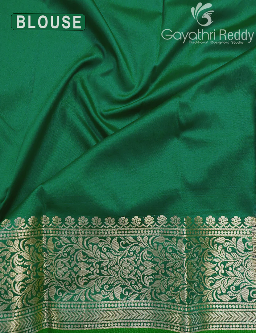 SEMI KATAN SAREE-SKN138 - Image 3