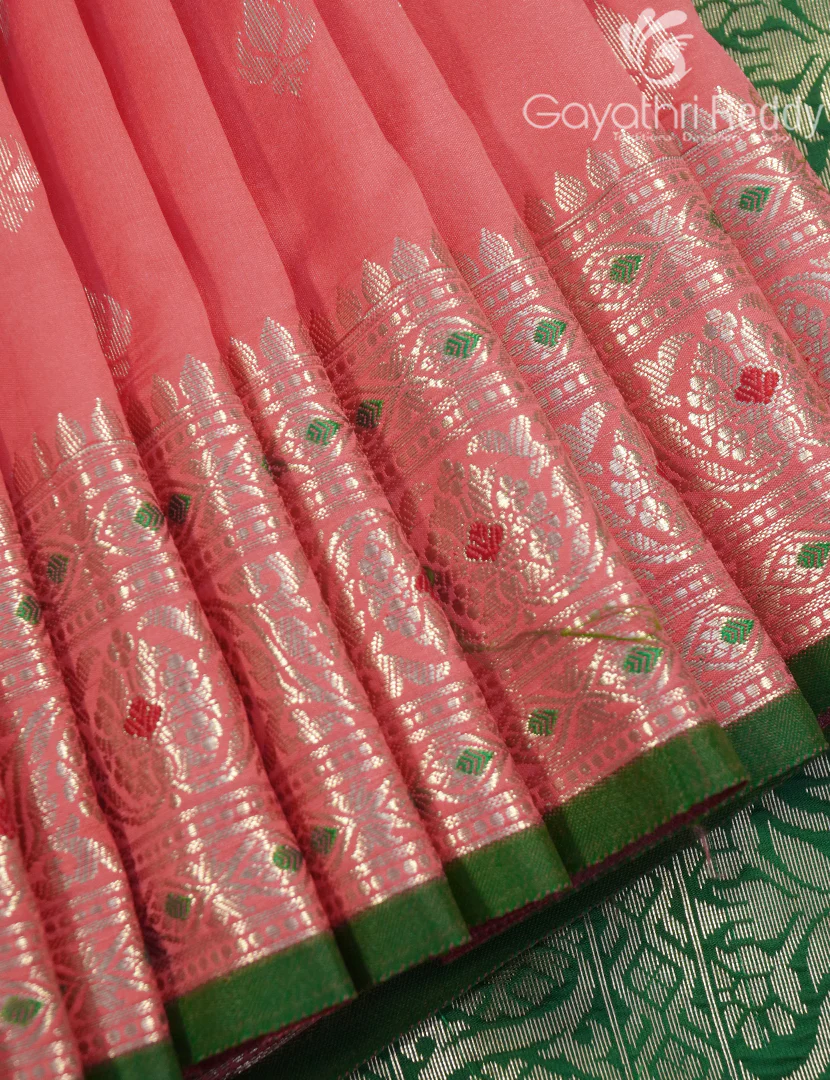 SEMI KATAN SAREE-SKN140 - Image 4