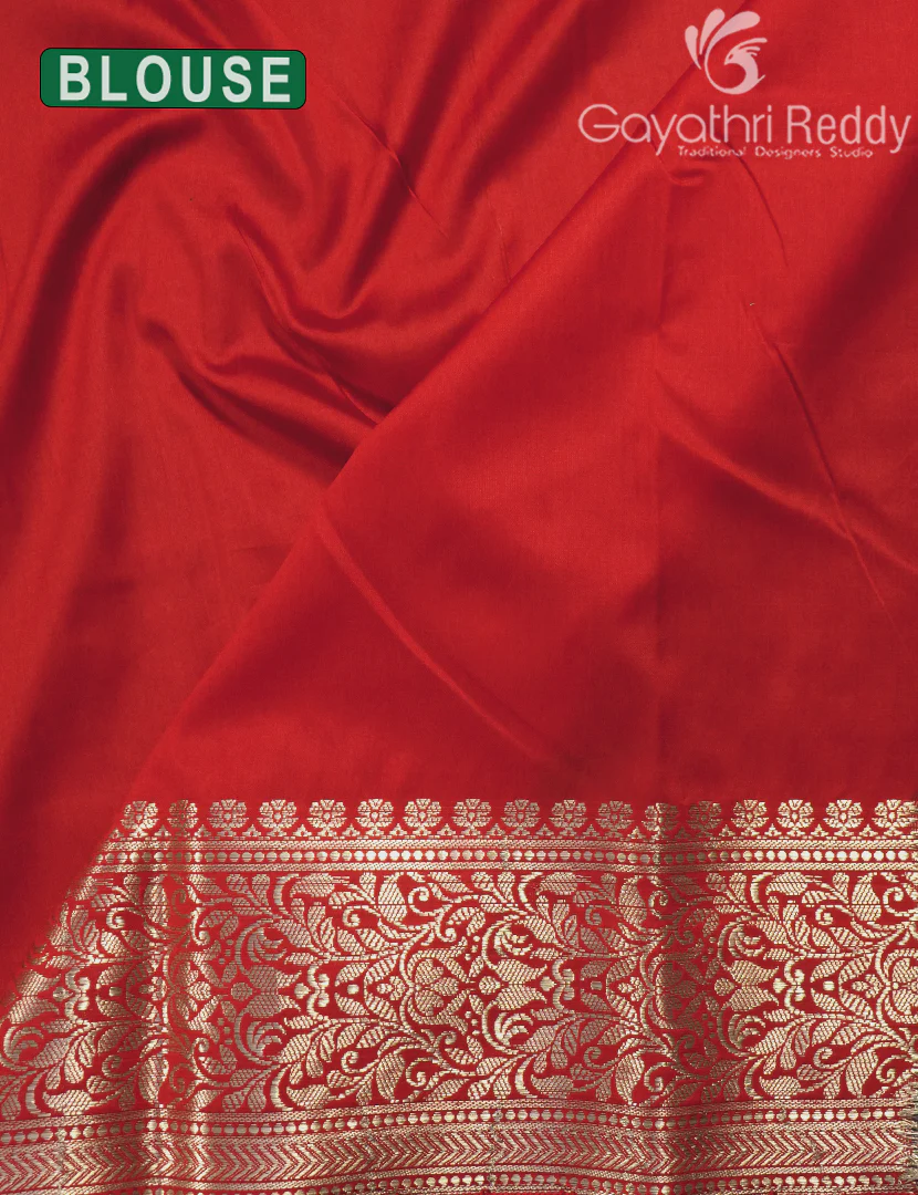 SEMI KATAN SAREE-SKN141 - Image 3