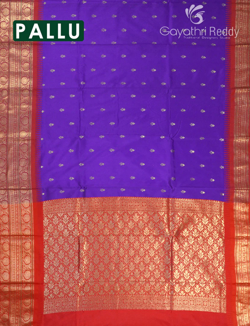 SEMI KATAN SAREE-SKN149 - Image 2