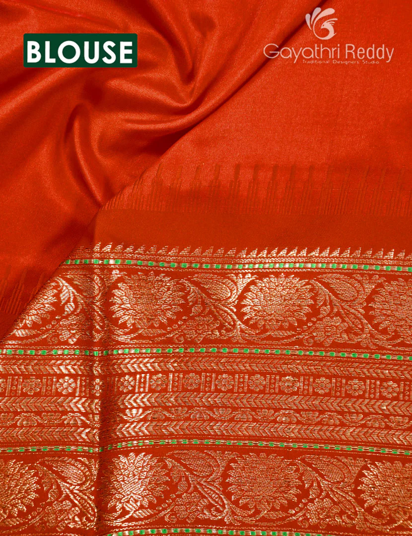 SEMI KATAN SAREE-SKN152 - Image 3