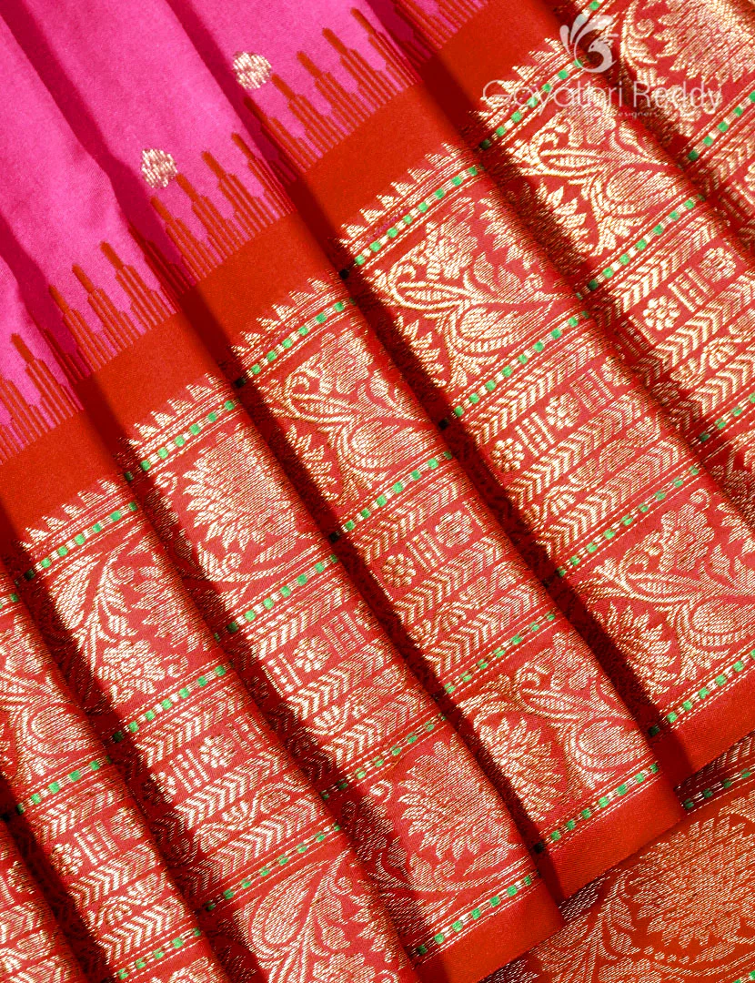 SEMI KATAN SAREE-SKN152 - Image 4