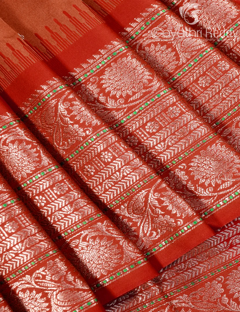 SEMI KATAN SAREE-SKN153 - Image 4