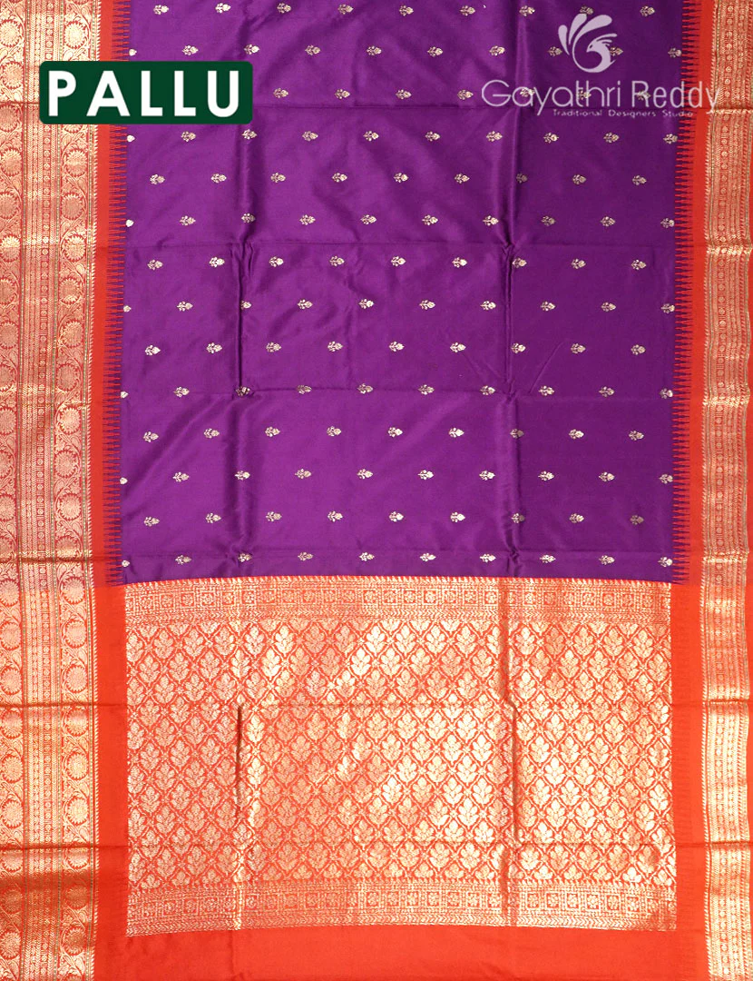 SEMI KATAN SAREE-SKN154 - Image 2