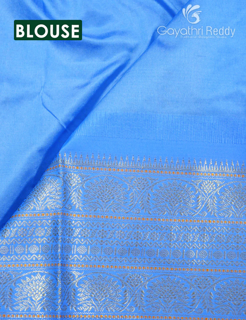 SEMI KATAN SAREE-SKN160 - Image 3
