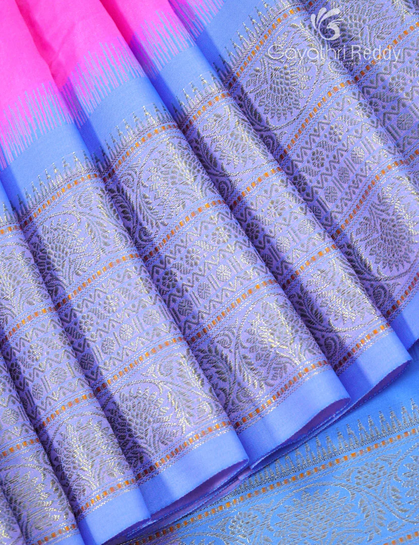 SEMI KATAN SAREE-SKN160 - Image 4