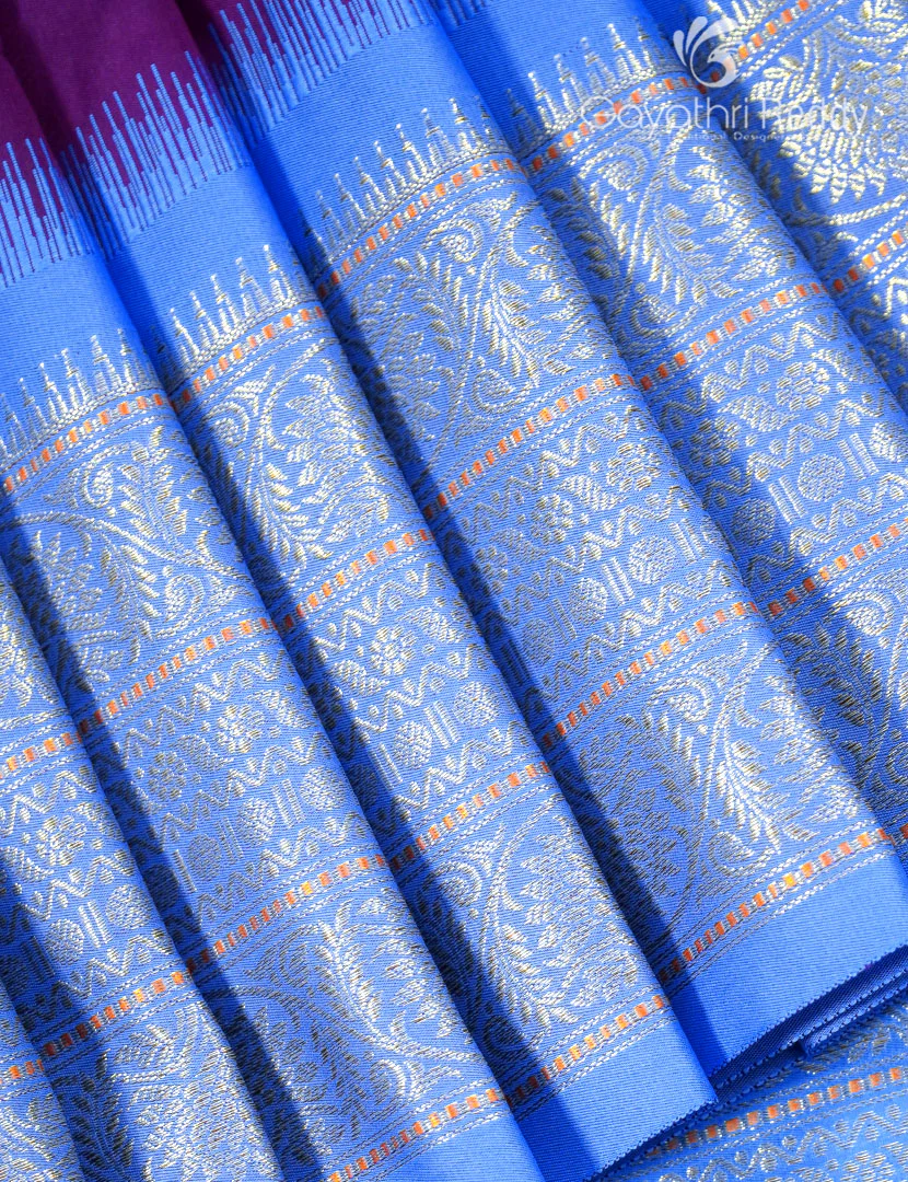 SEMI KATAN SAREE-SKN162 - Image 4