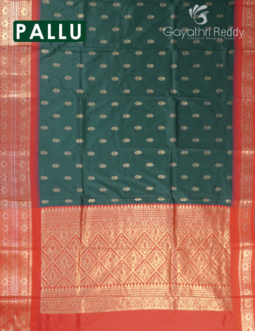 SEMI KATAN SAREE-SKN167 - Image 2