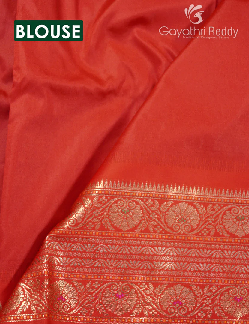 SEMI KATAN SAREE-SKN167 - Image 3