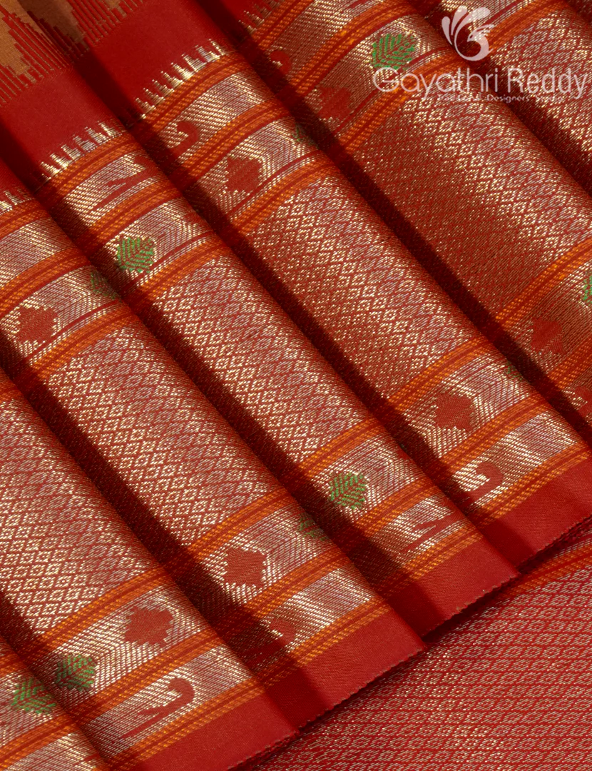 SEMI KATAN SAREE-SKN169 - Image 4
