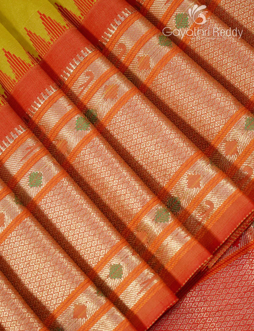 SEMI KATAN SAREE-SKN171 - Image 4