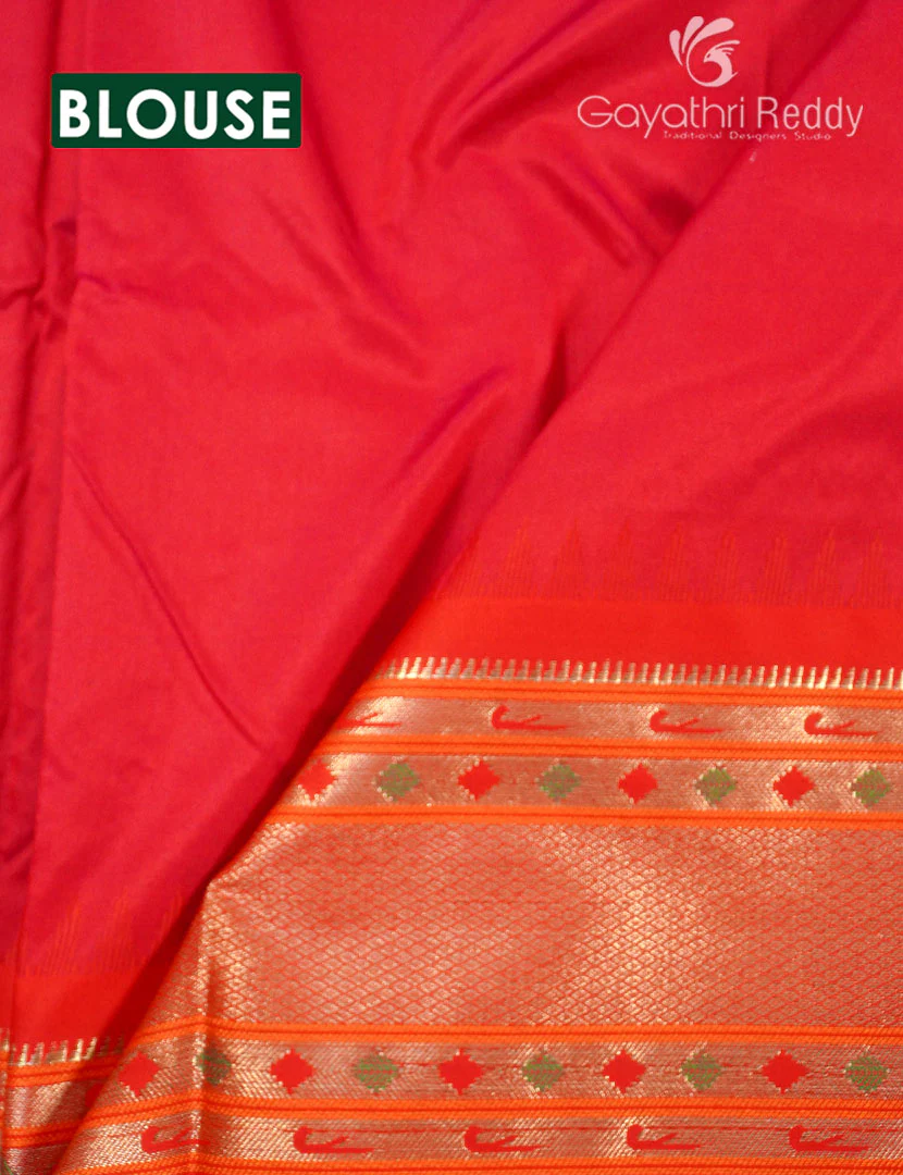 SEMI KATAN SAREE-SKN172 - Image 3