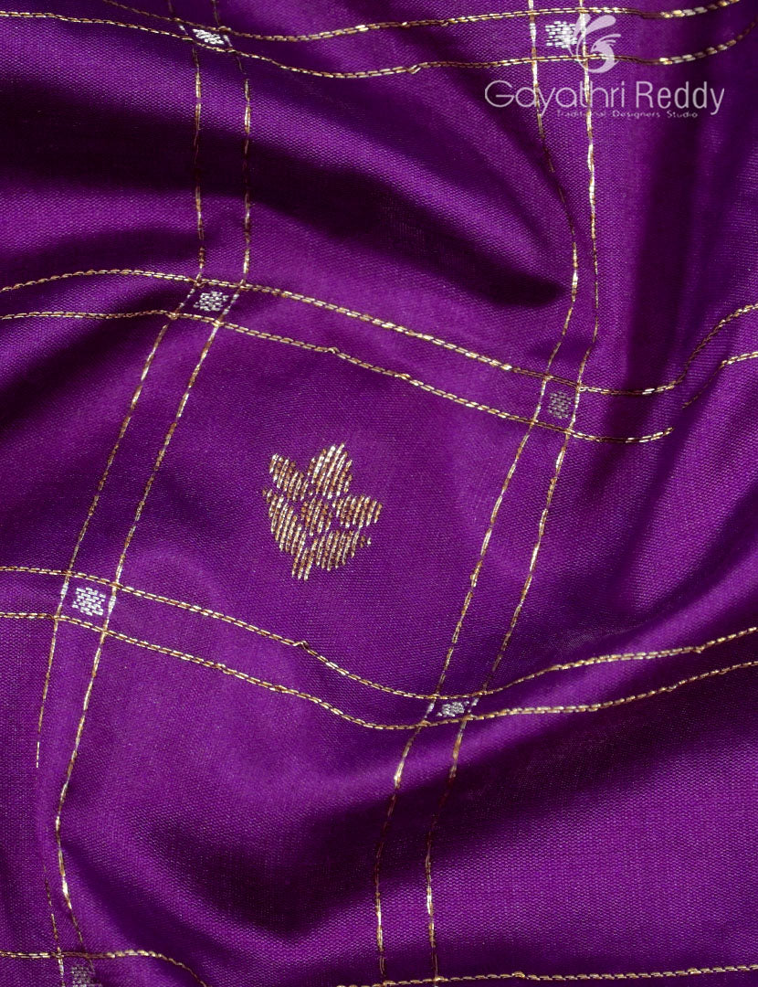 SEMI KATAN SAREE-SKN177 - Image 5