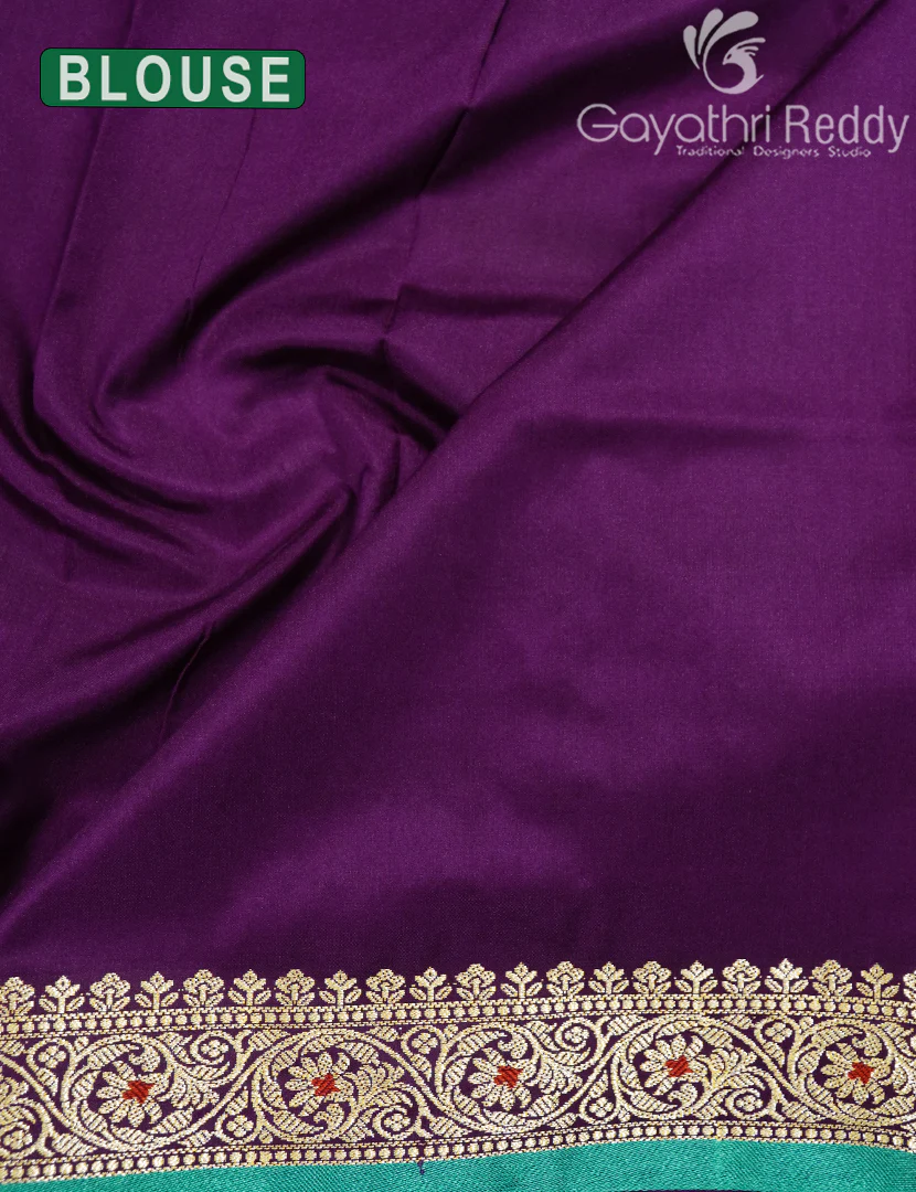 SEMI KATAN SAREE-SKN187 - Image 3