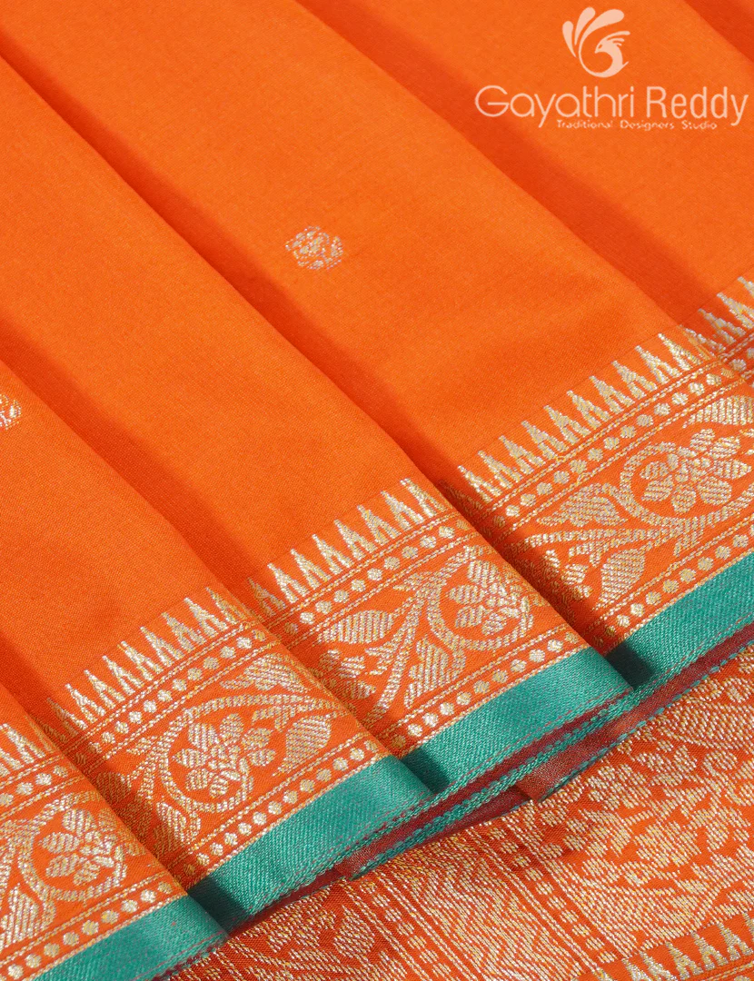 SEMI KATAN SAREE-SKN190 - Image 4