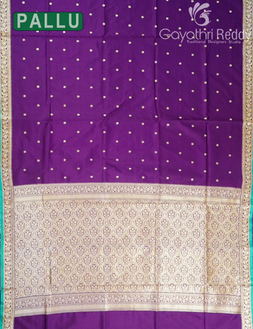 SEMI KATAN SAREE-SKN195 - Image 2