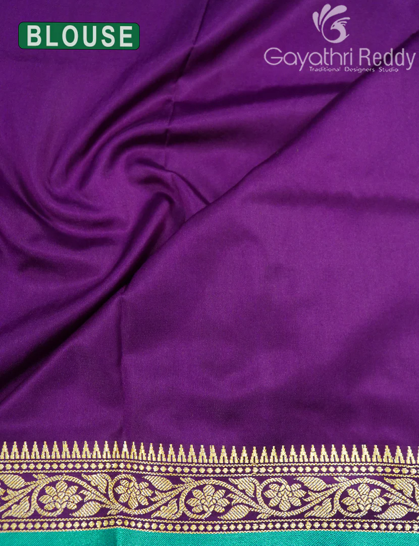 SEMI KATAN SAREE-SKN195 - Image 3