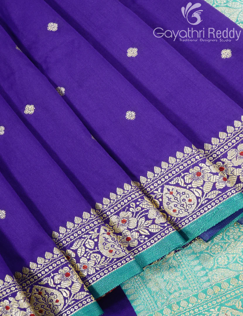 SEMI KATAN SAREE-SKN208 - Image 4