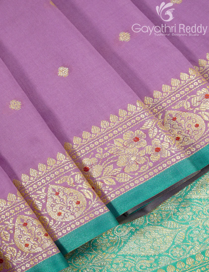 SEMI KATAN SAREE-SKN213 - Image 4