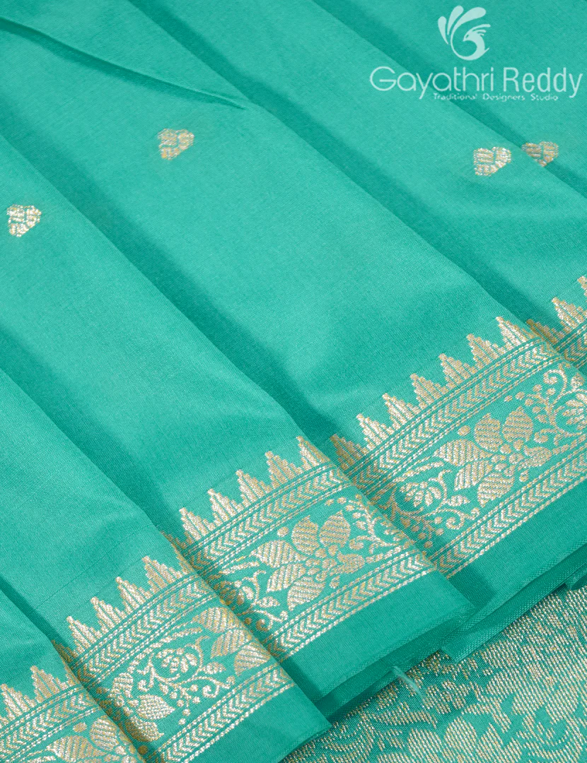 SEMI KATAN SAREE-SKN222 - Image 4