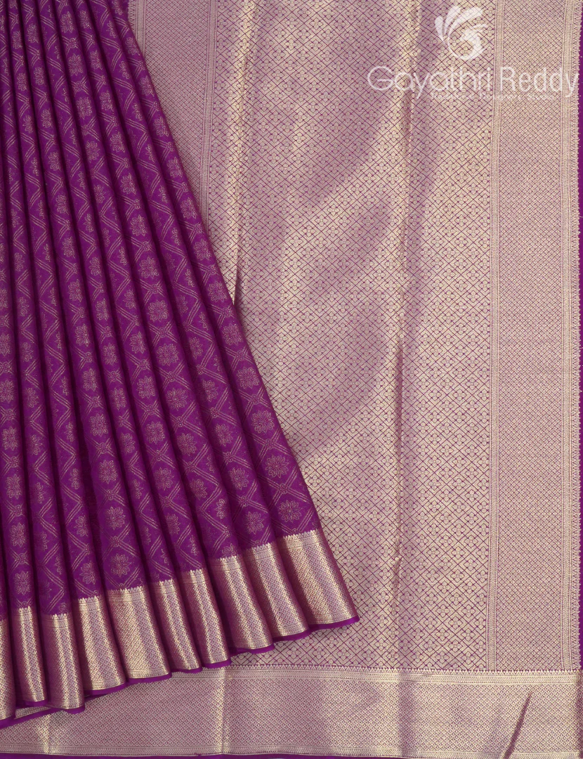 SEMI MYSORE CREPE SAREE-SMC308