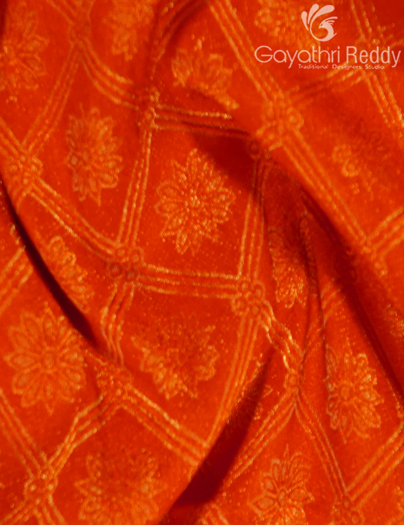 SEMI MYSORE CREPE SAREE-SMC311 - Image 5