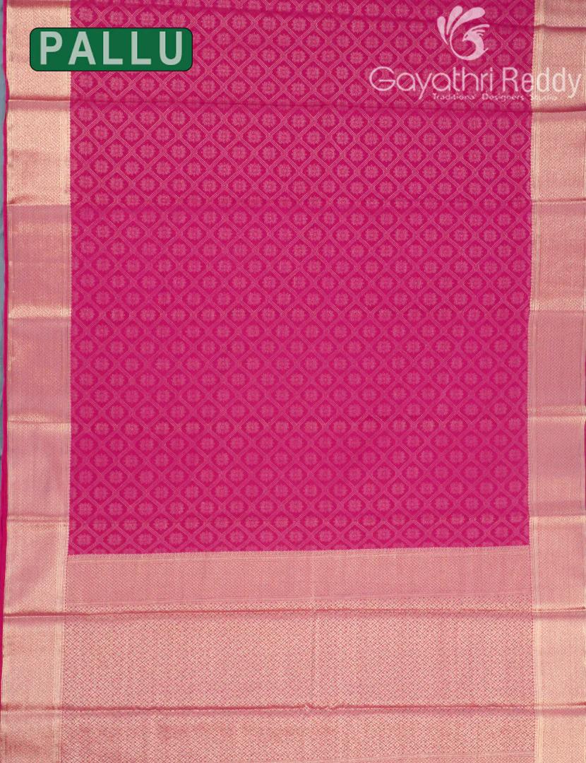 SEMI MYSORE CREPE SAREE-SMC312 - Image 2