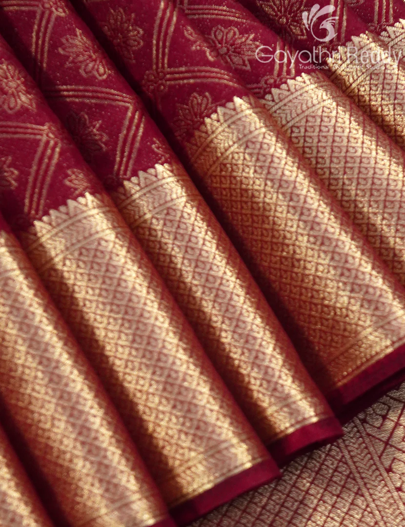SEMI MYSORE CREPE SAREE-SMC314 - Image 4