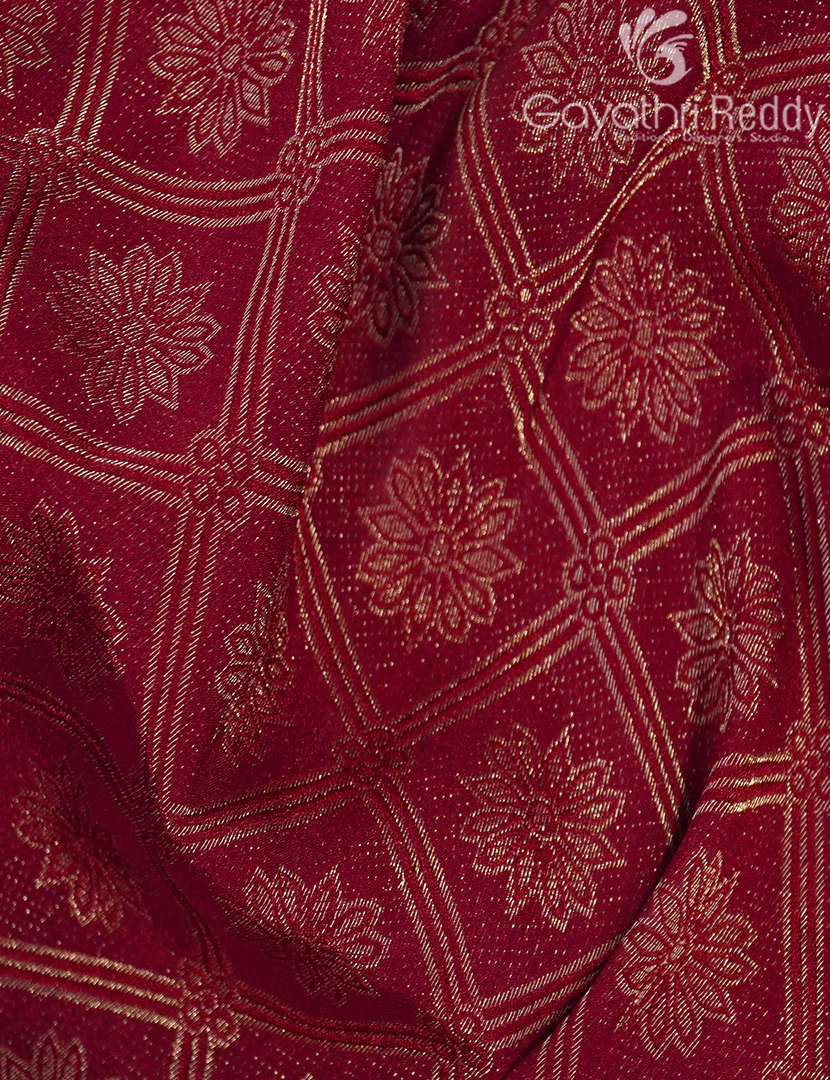 SEMI MYSORE CREPE SAREE-SMC314 - Image 5