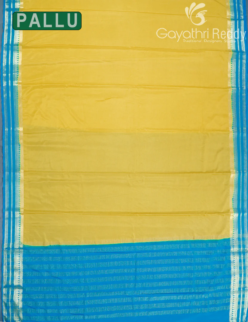 SEMI MYSORE CREPE SAREE-SMC323 - Image 2