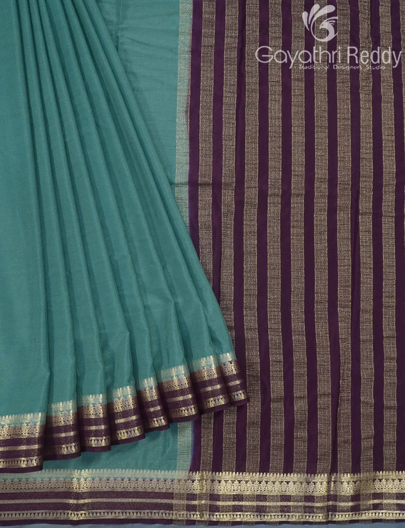 SEMI MYSORE CREPE SAREE-SMC326