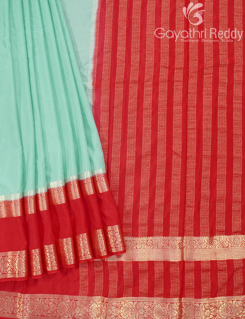 SEMI MYSORE CREPE SAREE-SMC330