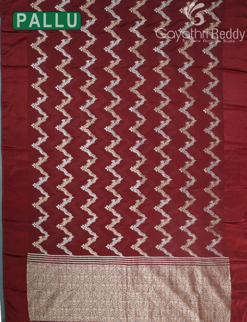 SEMI MYSORE CREPE SAREE-SMC335 - Image 2