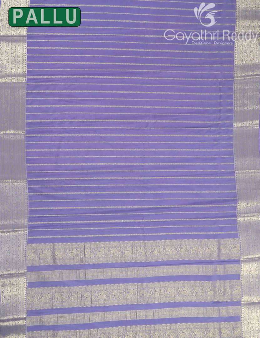 SEMI MYSORE CREPE SAREE-SMC360 - Image 2