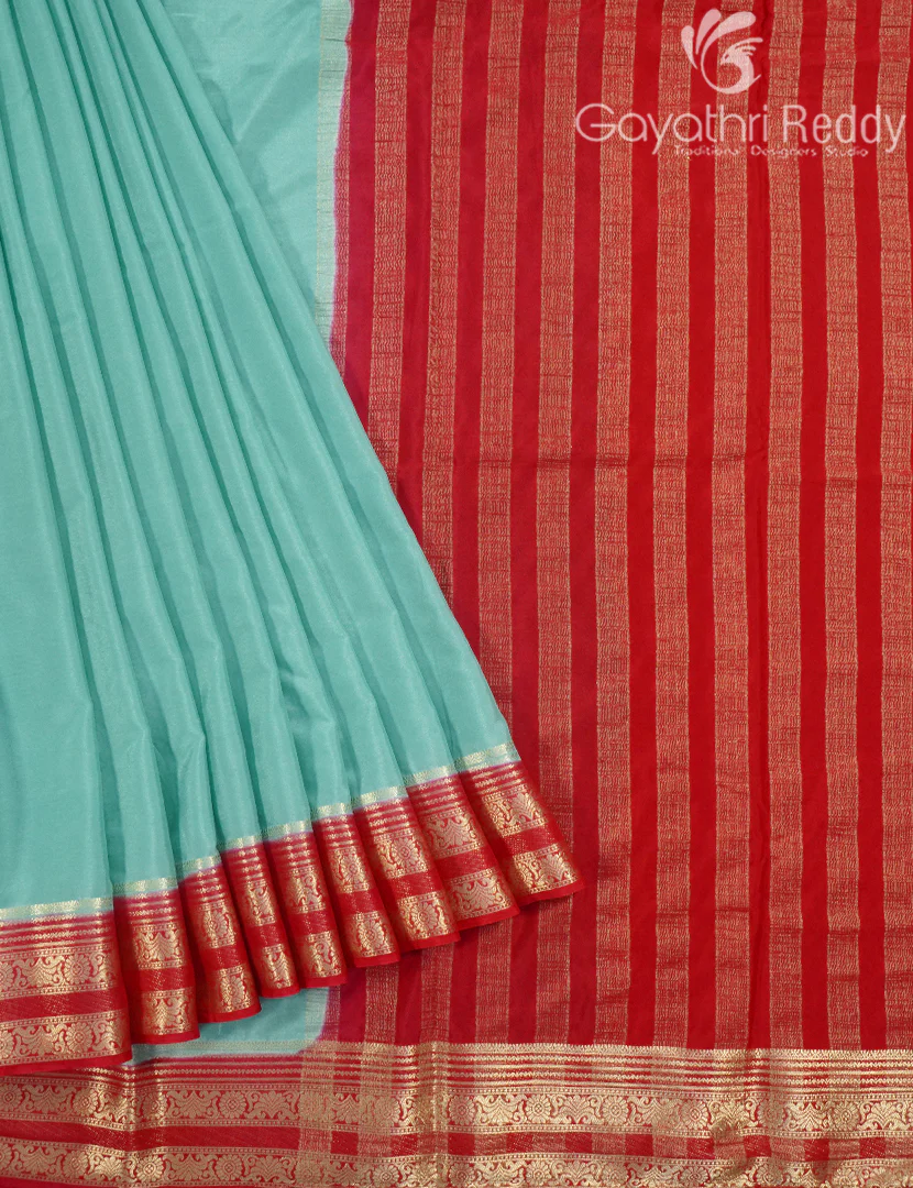 SEMI MYSORE CREPE SAREE-SMC366