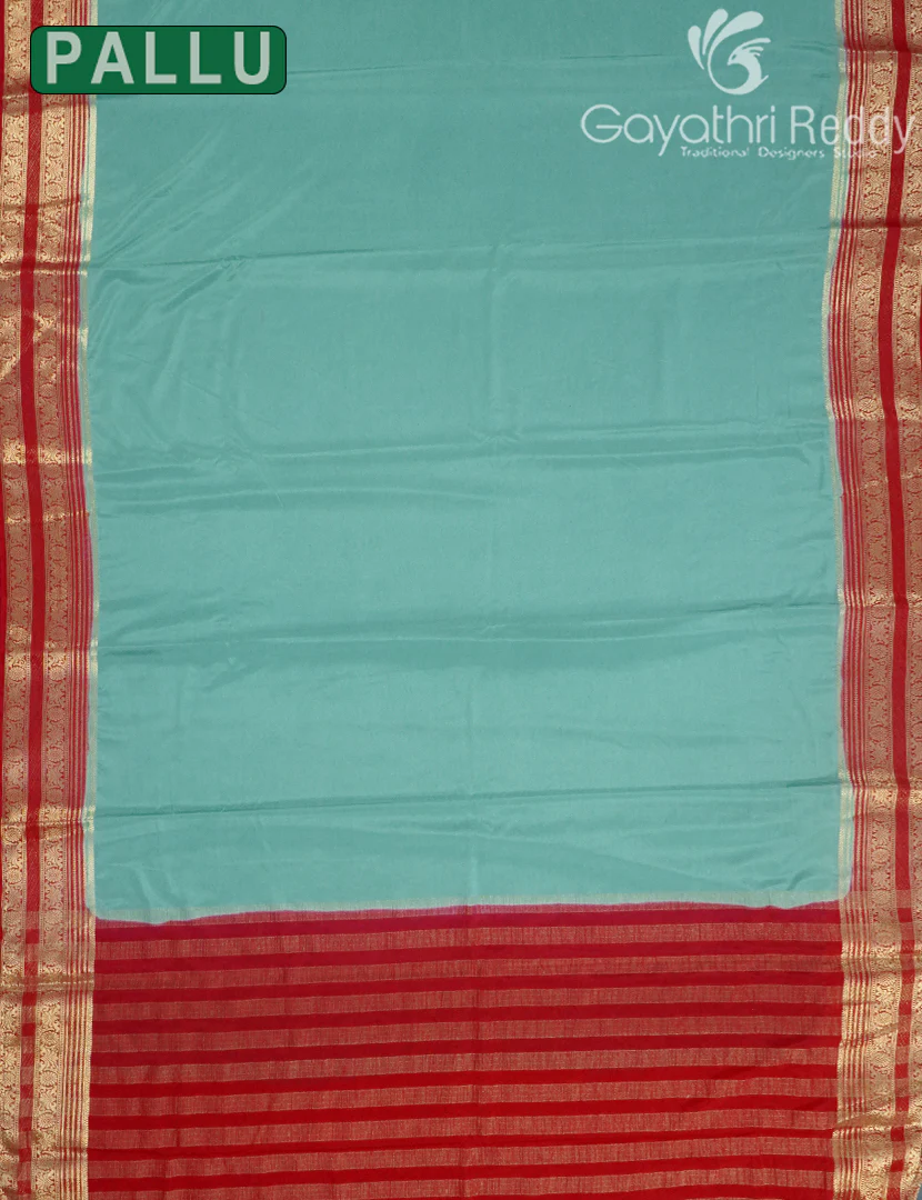 SEMI MYSORE CREPE SAREE-SMC366 - Image 2