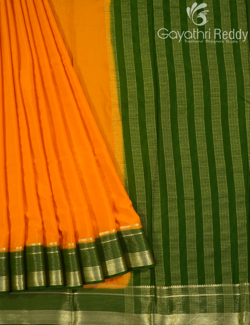 SEMI MYSORE CREPE SAREE-SMC372