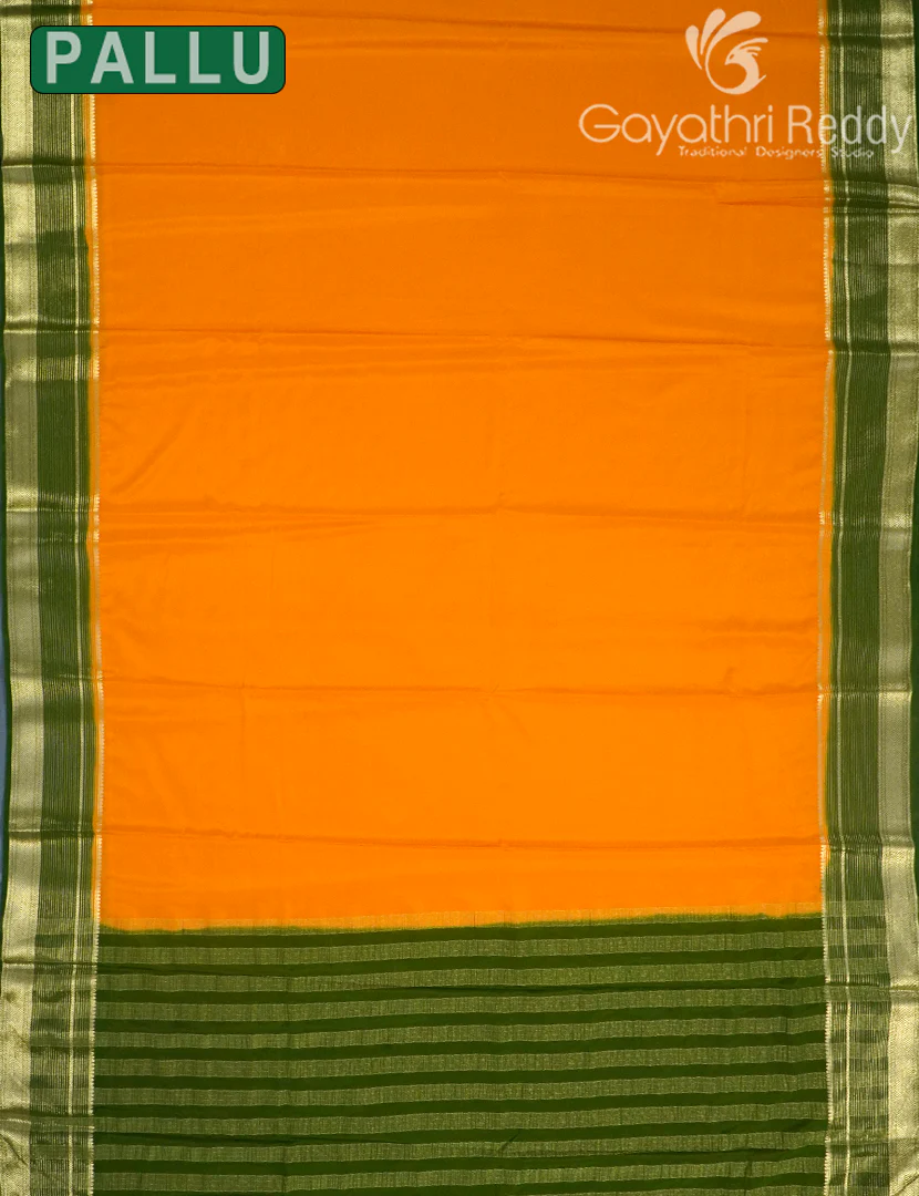 SEMI MYSORE CREPE SAREE-SMC372 - Image 2