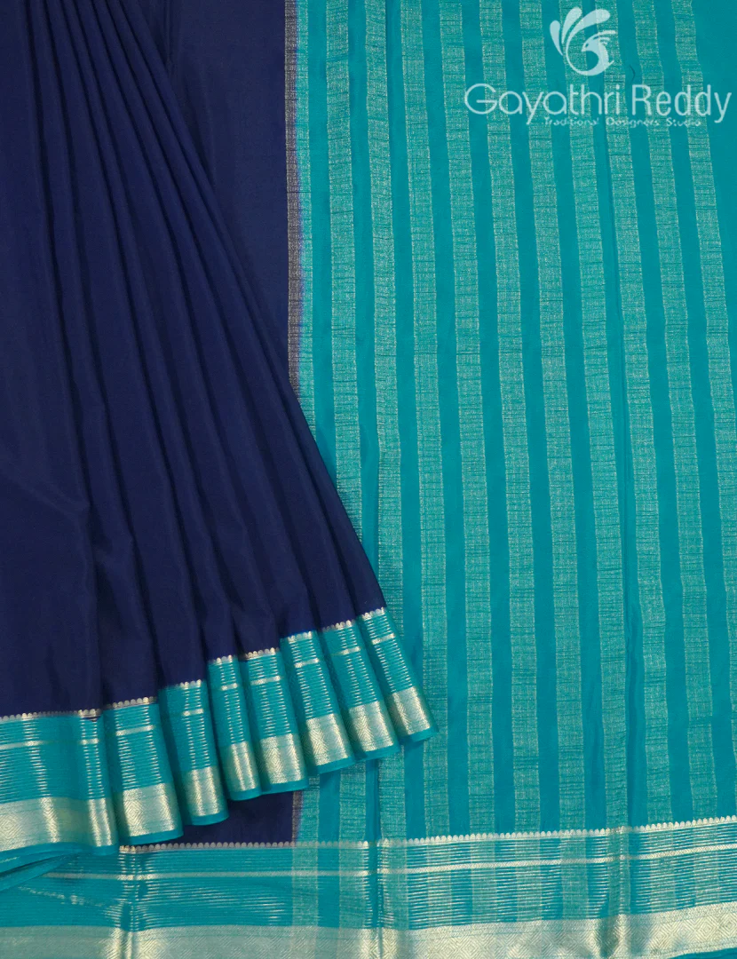 SEMI MYSORE CREPE SAREE-SMC376