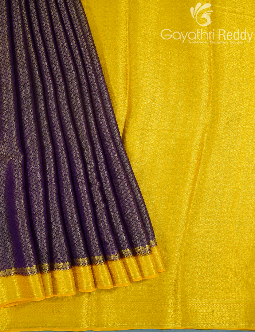 SEMI MYSORE CREPE SAREE-SMC383