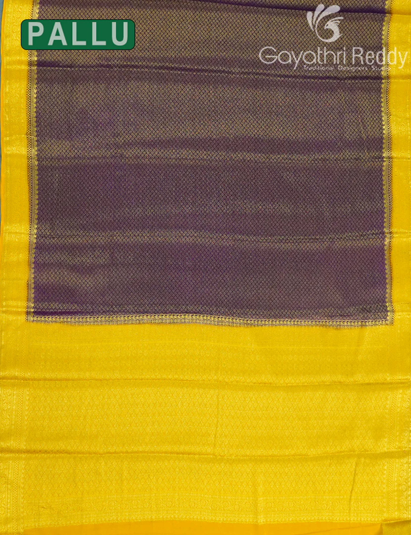 SEMI MYSORE CREPE SAREE-SMC383 - Image 2