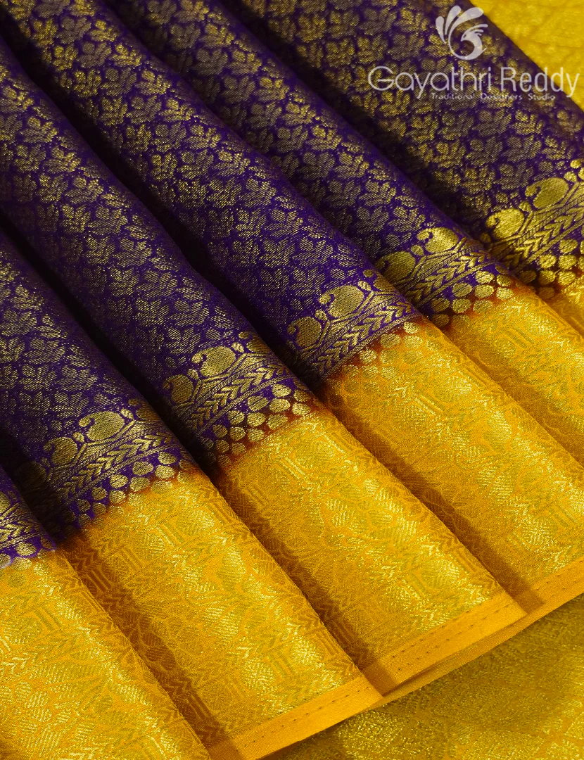 SEMI MYSORE CREPE SAREE-SMC383 - Image 4