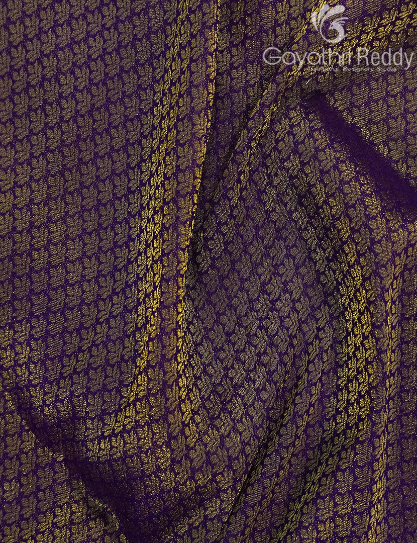 SEMI MYSORE CREPE SAREE-SMC383 - Image 5