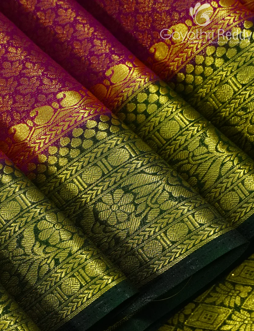 SEMI MYSORE CREPE SAREE-SMC386 - Image 4