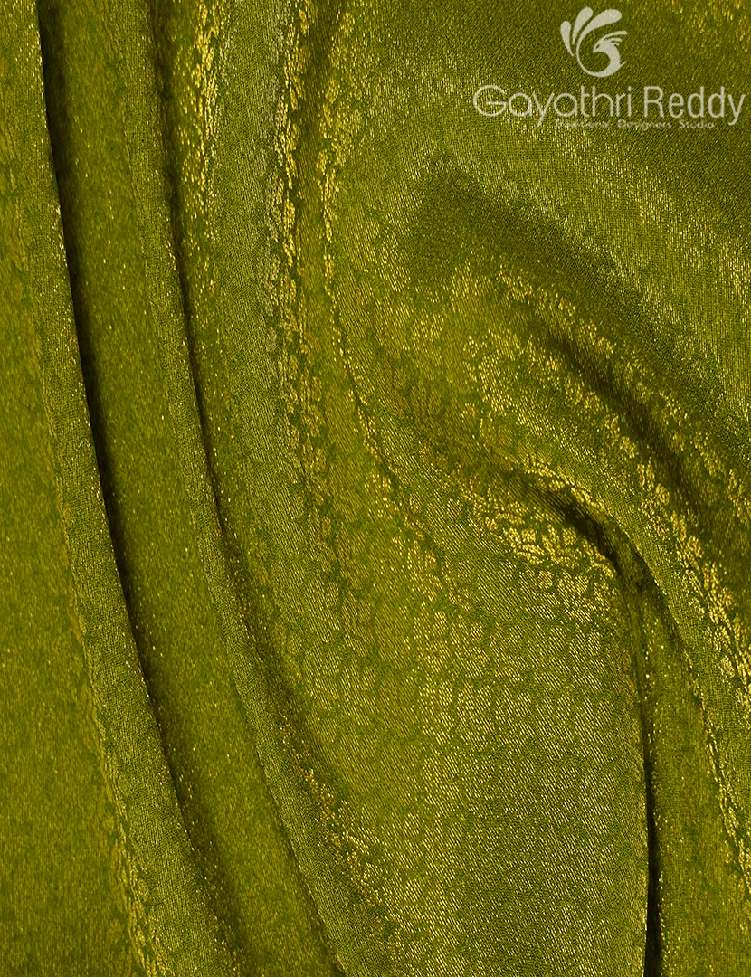 SEMI MYSORE CREPE SAREE-SMC387 - Image 5