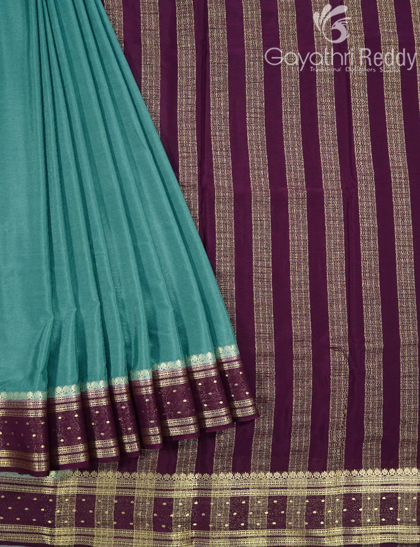 SEMI MYSORE CREPE SAREE-SMC405