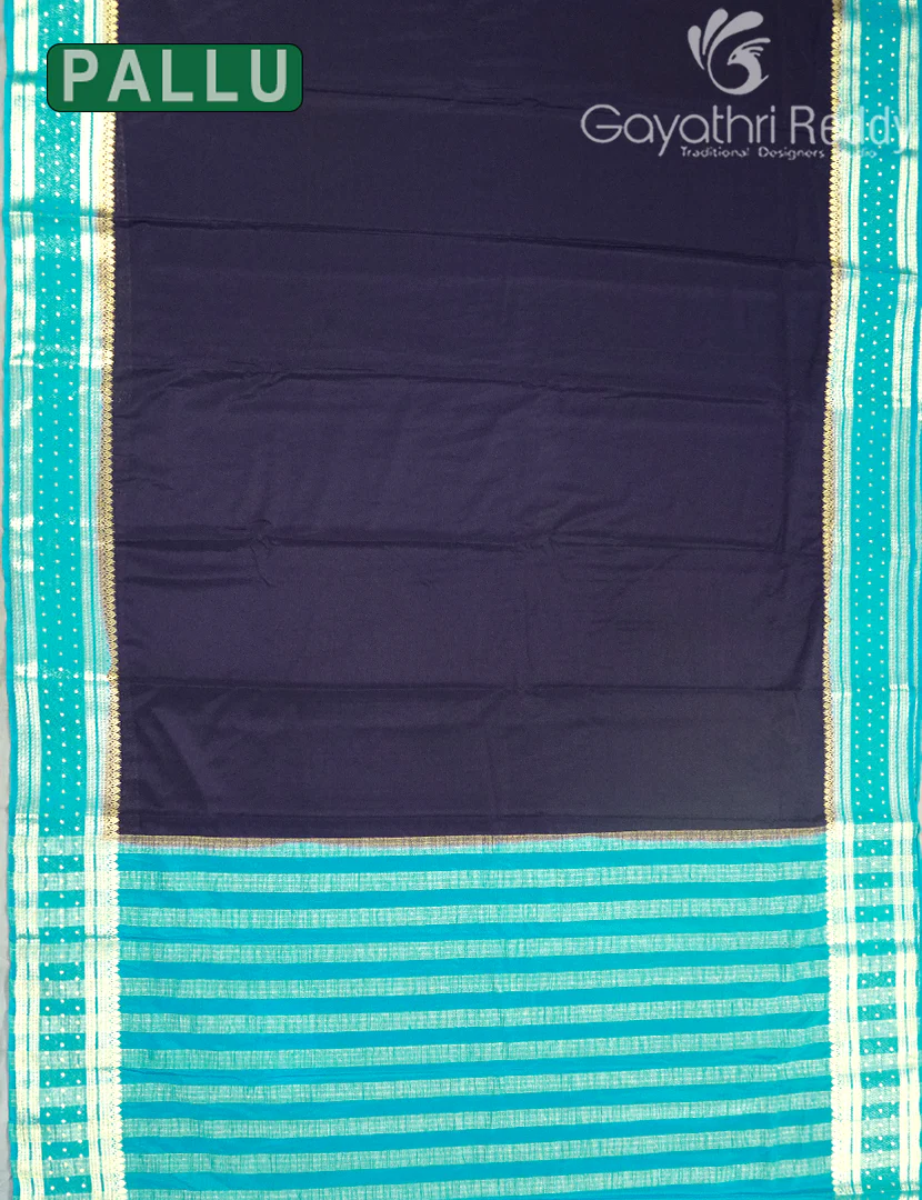 SEMI MYSORE CREPE SAREE-SMC408 - Image 2