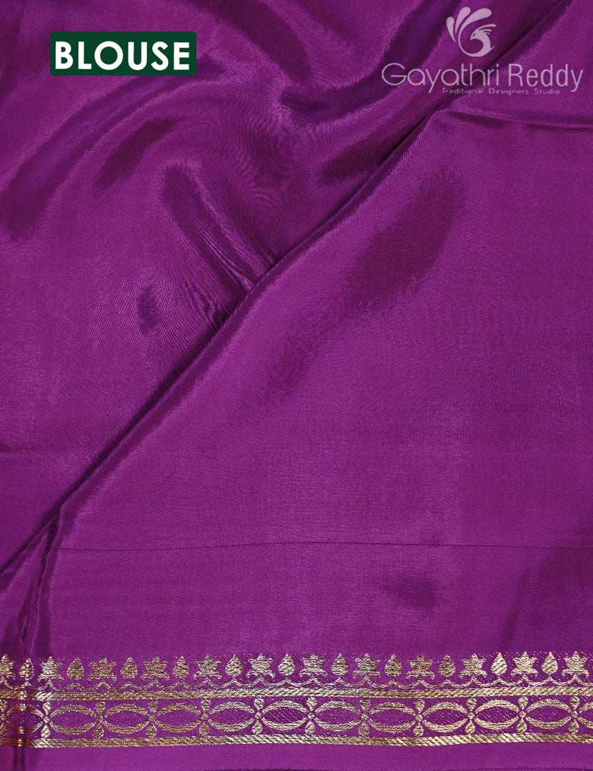 SEMI MYSORE SILK-SMSS163 - Image 3